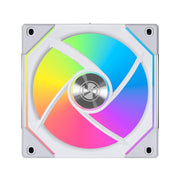 LIAN LI UNI SL INFINITY 120 WHITE 120MM PWM ARGB CABINET FAN (TRIPLE PACK) - SWIFT PERIPHERALS1090073