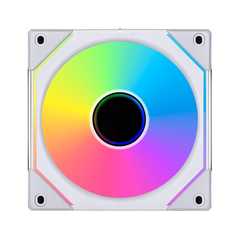 LIAN LI UNI SL INFINITY 120 WHITE 120MM PWM ARGB CABINET FAN (TRIPLE PACK) - SWIFT PERIPHERALS1090073