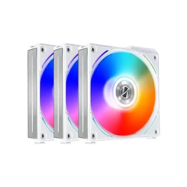 LIAN LI UNIFAN AL120 ARGB CABINET FAN TRIPLE PACK WHITE - SWIFT PERIPHERALS105306