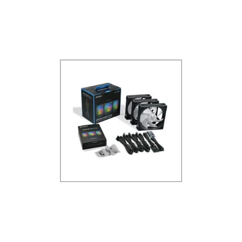 LIAN LI UNIFAN AL120 V2 CABINET FAN TRIPLE PACK BLACK - SWIFT PERIPHERALS1085080