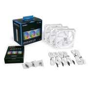 LIAN LI UNIFAN AL120 V2 CABINET FAN TRIPLE PACK WHITE - SWIFT PERIPHERALS1085081
