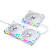 LIAN LI UNIFAN SL120 V2 ARGB CABINET FAN TRIPLE PACK WHITE - SWIFT PERIPHERALS1085079