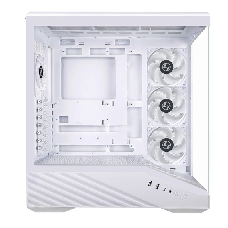 LIAN LI V100 VECTOR ATX MID - TOWER PC CASE , WHITE (G99.V100RW.IN) - SWIFT PERIPHERALS1095343