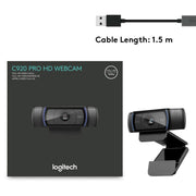 LOGITECH C920 HD PRO WEBCAM - SWIFT PERIPHERALS107376
