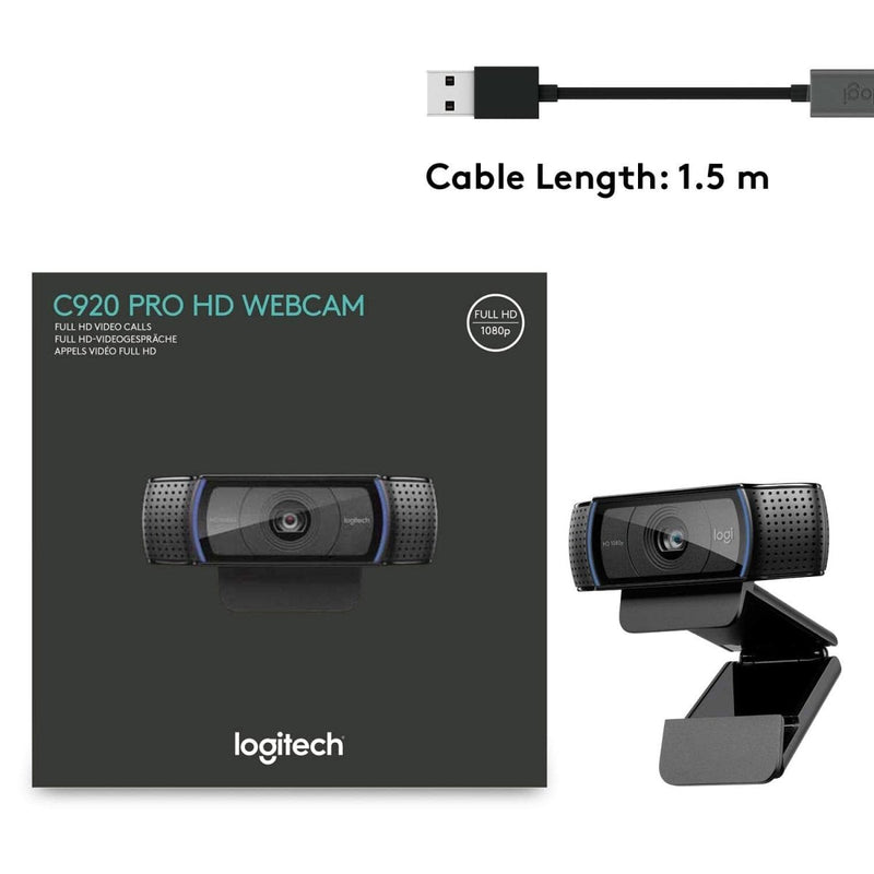LOGITECH C920 HD PRO WEBCAM - SWIFT PERIPHERALS107376