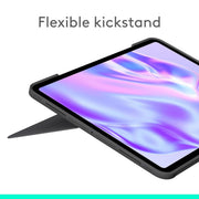 LOGITECH COMBO TOUCH IPAD PRO 13 - INCH (M4)(2024) KEYBOARD CASE GRAPHITE - SWIFT PERIPHERALS1092342