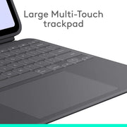 LOGITECH COMBO TOUCH IPAD PRO 13 - INCH (M4)(2024) KEYBOARD CASE GRAPHITE - SWIFT PERIPHERALS1092342