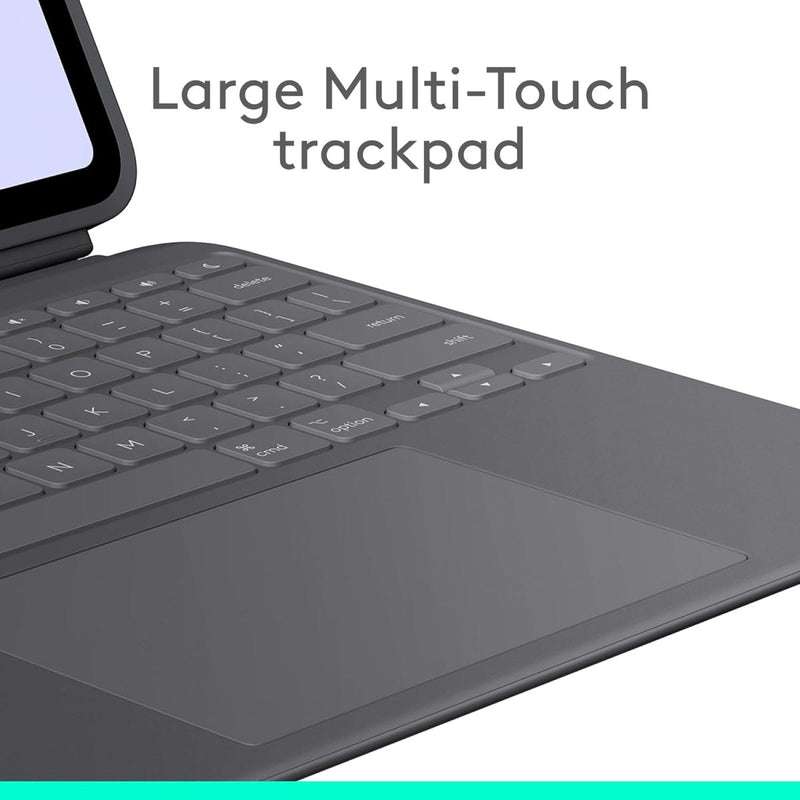 LOGITECH COMBO TOUCH IPAD PRO 13 - INCH (M4)(2024) KEYBOARD CASE GRAPHITE - SWIFT PERIPHERALS1092342