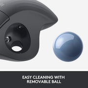 Logitech Ergo M575 Wireless Bluetooth Trackball Mouse for Windows and Mac - Black - SWIFT PERIPHERALS910-005873