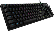 LOGITECH G 512 RGB BACKLIT MECHANICAL WIRED GAMING KEYBOARD WITH GX BLUE - SWIFT PERIPHERALS1092300