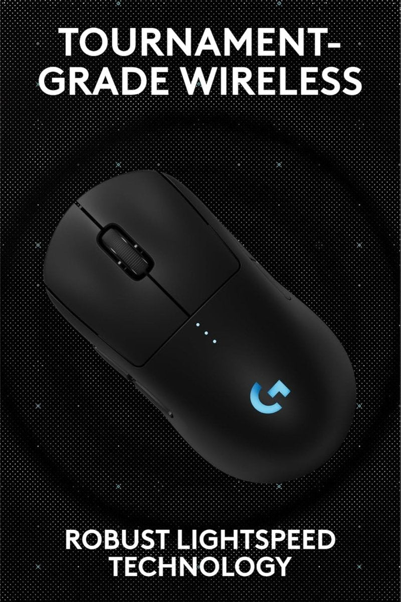 LOGITECH G PRO 2 LIGHTSPEED WIRELESS GAMING MOUSE (BLACK) - SWIFT PERIPHERALS1091277
