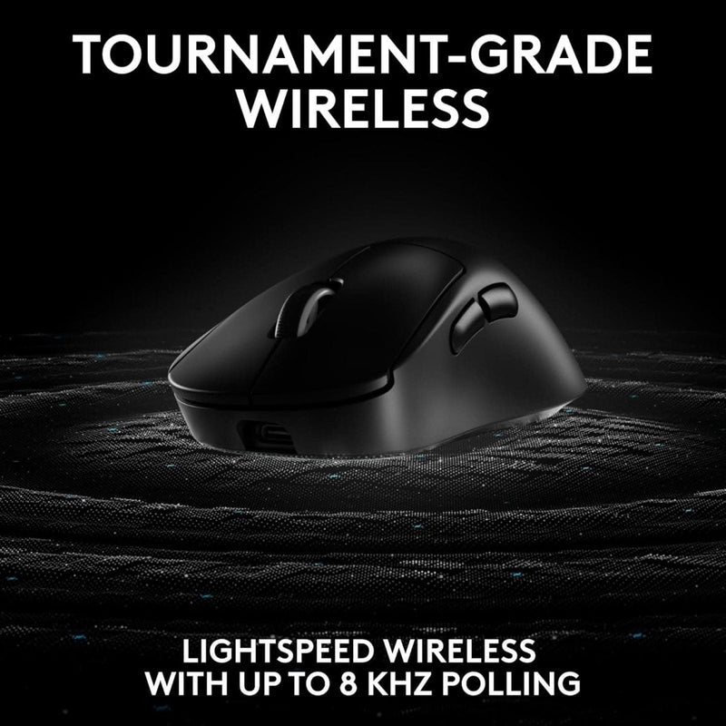 LOGITECH G PRO X SUPERLIGHT 2 DEX LIGHTSPEED WIRELESS GAMING MOUSE - BLACK - SWIFT PERIPHERALS1093447