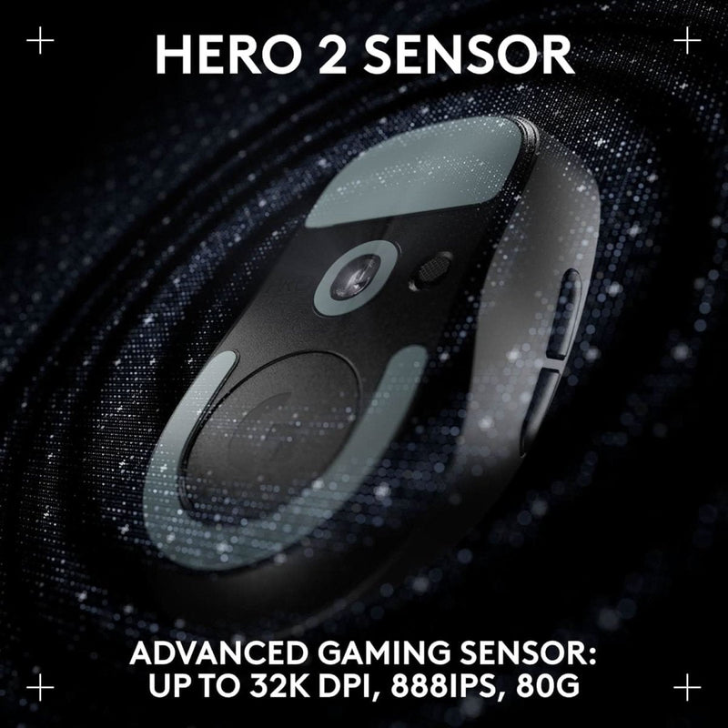 LOGITECH G PRO X SUPERLIGHT 2 DEX LIGHTSPEED WIRELESS GAMING MOUSE - BLACK - SWIFT PERIPHERALS1093447