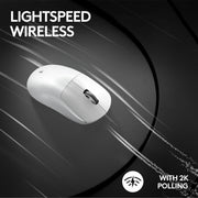 LOGITECH G PRO X SUPERLIGHT 2 MOUSE (WHITE) - SWIFT PERIPHERALS1088359