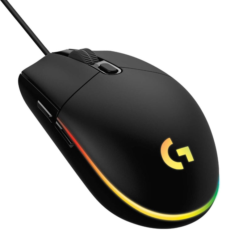 Logitech G102 Lightsync RGB Wired Optical Gaming Mouse - Black - SWIFT PERIPHERALS910-005802