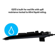 LOGITECH G213 PRODIGY GAMING KEYBOARD - SWIFT PERIPHERALS100990