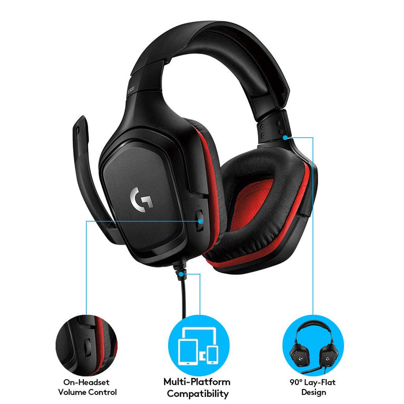 LOGITECH G331 GAMING HEADSET - SWIFT PERIPHERALS1090321