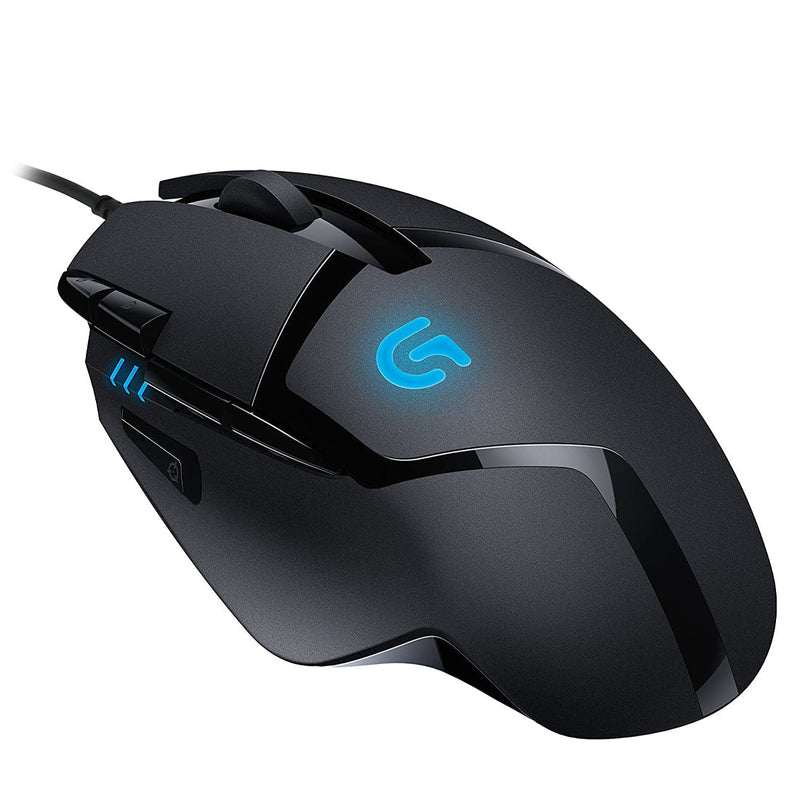 Logitech G402 Hyperion Fury Wired Fusion Engine Sensor Gaming Mouse with Adjustable DPI Up to 4000 and 8 Programmable Buttons - SWIFT PERIPHERALS910-004070
