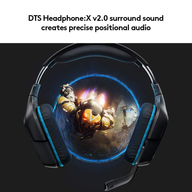 LOGITECH G431 GAMING HEADPHONE BLACK - SWIFT PERIPHERALS1091492