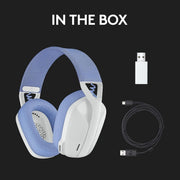 LOGITECH G435 LIGHTSPEED WIRELESS GAMING HEADSET - WHITE - SWIFT PERIPHERALS1090450