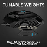 Logitech G502 Hero Wired 25K Sensor Gaming Mouse with Adjustable DPI Up to 25600 On - Board Memory and 11 Programmable Buttons - SWIFT PERIPHERALS910-005472