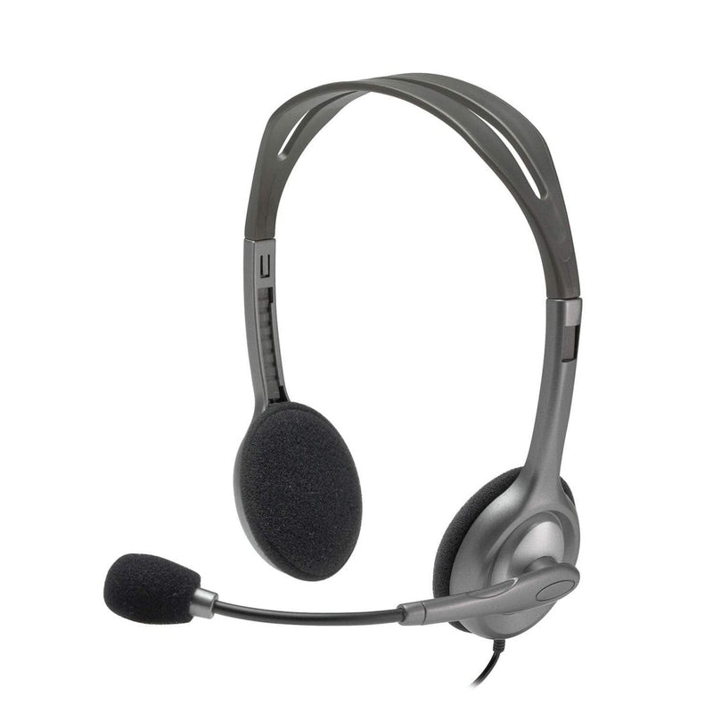 LOGITECH H110 WIRED HEADPHONES WITH MIC - SWIFT PERIPHERALS108000