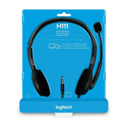 LOGITECH H111 WIRED HEADPHONES WITH MIC - SWIFT PERIPHERALS1083976