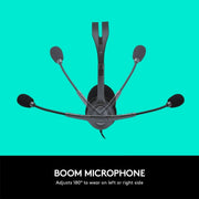 LOGITECH H111 WIRED HEADPHONES WITH MIC - SWIFT PERIPHERALS1083976