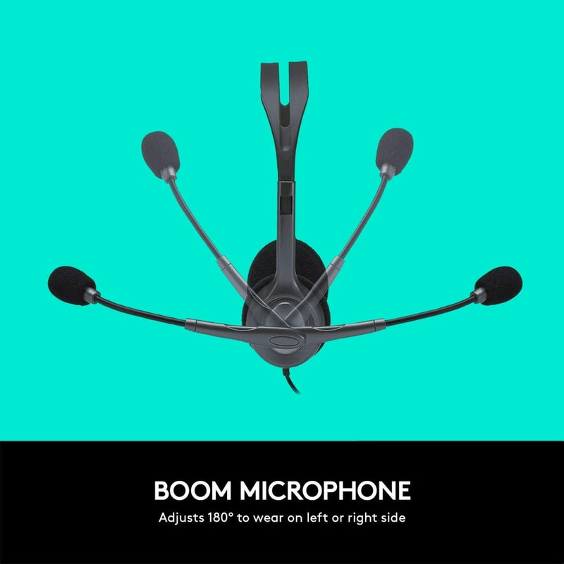 LOGITECH H111 WIRED HEADPHONES WITH MIC - SWIFT PERIPHERALS1083976