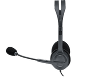 LOGITECH H111 WIRED STEREO HEADSET WITH MIC - SWIFT PERIPHERALS100213