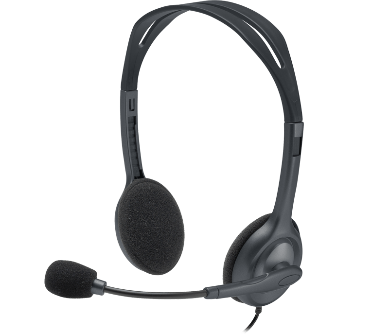 LOGITECH H111 WIRED STEREO HEADSET WITH MIC - SWIFT PERIPHERALS100213