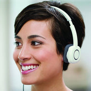 Logitech H150 3.5mm Wired Stereo Headset with Noise - Cancelling Microphone - White - SWIFT PERIPHERALS981-000453