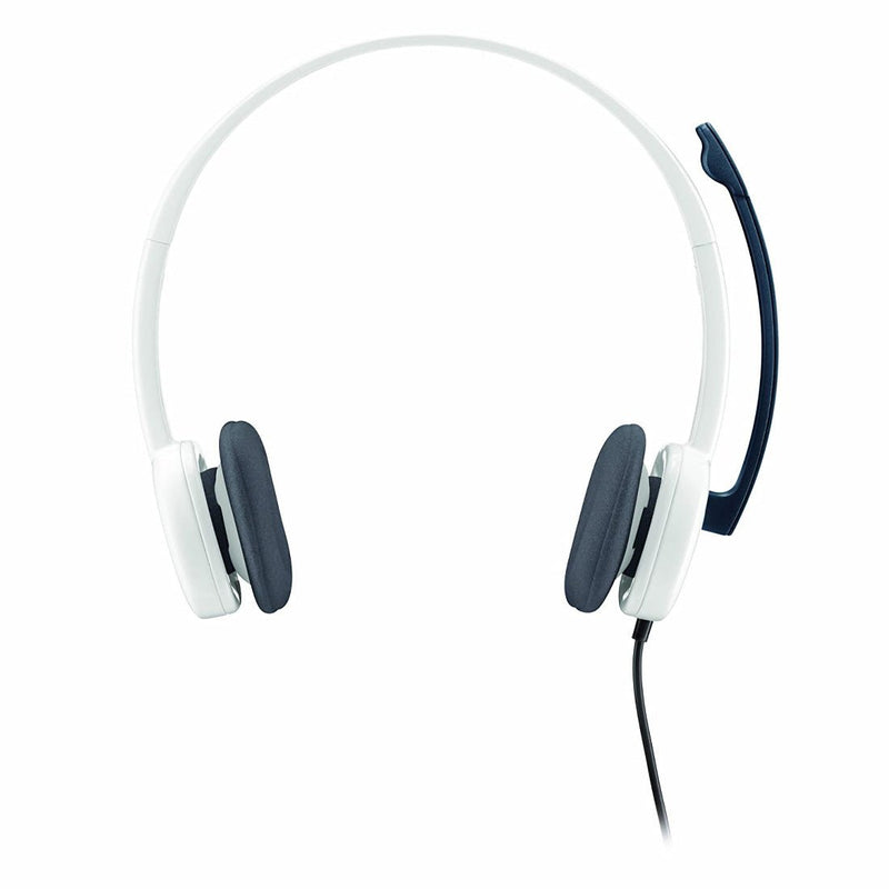 Logitech H150 3.5mm Wired Stereo Headset with Noise - Cancelling Microphone - White - SWIFT PERIPHERALS981-000453