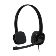 Logitech H151 3.5mm Wired Stereo Headphone with Noise - Cancelling Microphone - SWIFT PERIPHERALS981-000587