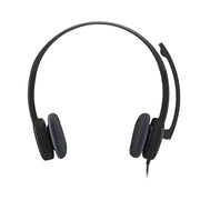 Logitech H151 3.5mm Wired Stereo Headphone with Noise - Cancelling Microphone - SWIFT PERIPHERALS981-000587