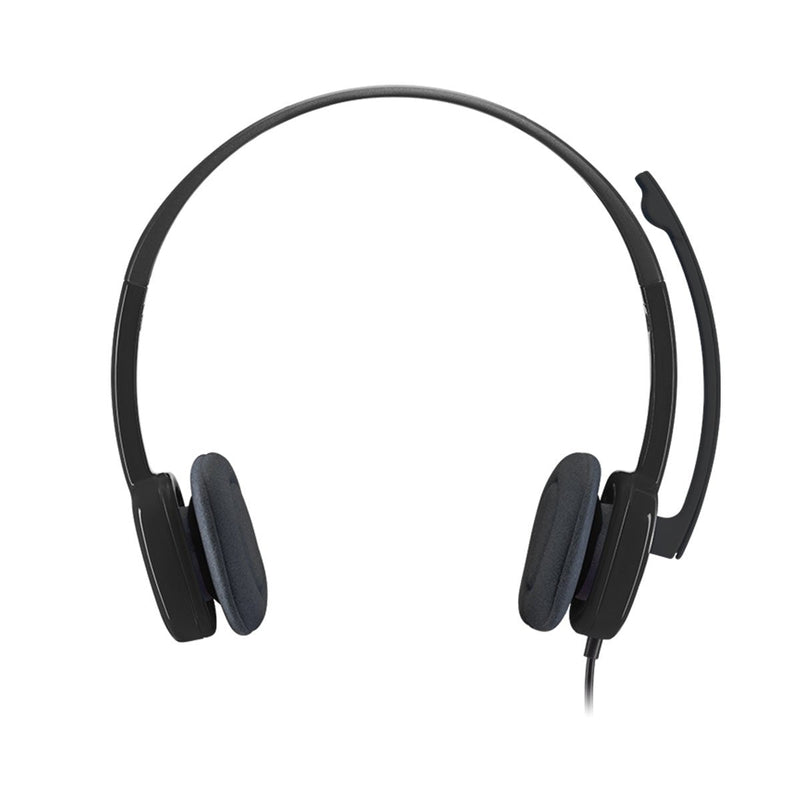 Logitech H151 3.5mm Wired Stereo Headphone with Noise - Cancelling Microphone - SWIFT PERIPHERALS981-000587