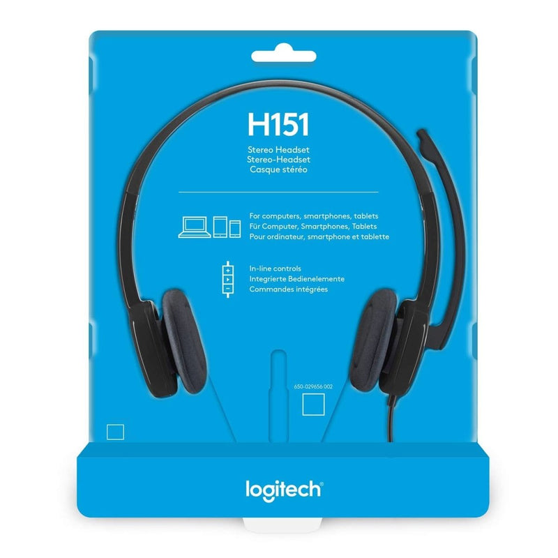 LOGITECH H151 STEREO HEADPHONE - SWIFT PERIPHERALS108001