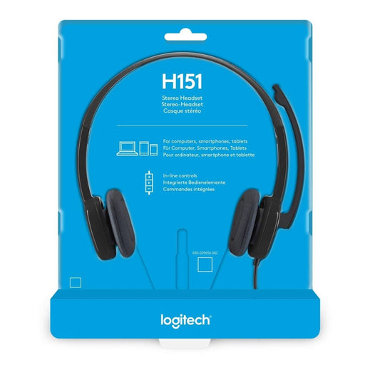 LOGITECH H151 STEREO HEADPHONE - SWIFT PERIPHERALS108001
