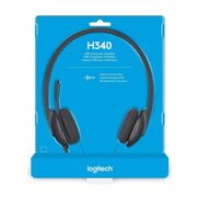 LOGITECH H340 WIRED HEADPHONES WITH MIC - SWIFT PERIPHERALS1082808