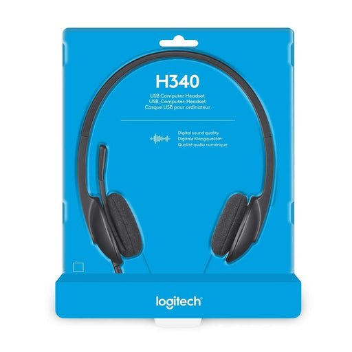 LOGITECH H340 WIRED HEADPHONES WITH MIC - SWIFT PERIPHERALS1082808