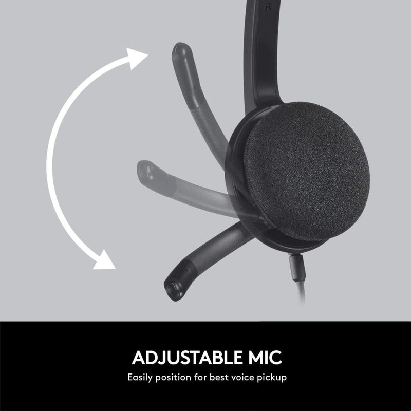LOGITECH H340 WIRED HEADPHONES WITH MIC - SWIFT PERIPHERALS1082808