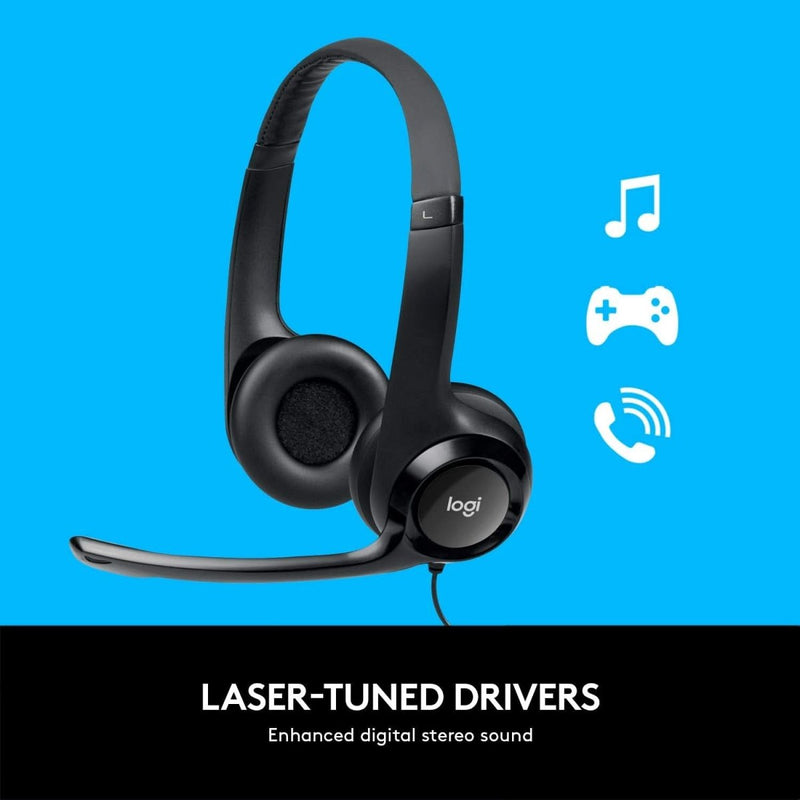 LOGITECH HEADPHONE H - 390 - SWIFT PERIPHERALS1082898