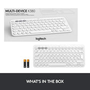 Logitech K380 Bluetooth Wireless Multi - Device Black Keyboard with Up to 3 Devices Connectivity and 2 Year Battery Life - SWIFT PERIPHERALS920-007596