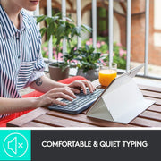 Logitech K380 Bluetooth Wireless Multi - Device Black Keyboard with Up to 3 Devices Connectivity and 2 Year Battery Life - SWIFT PERIPHERALS920-007596