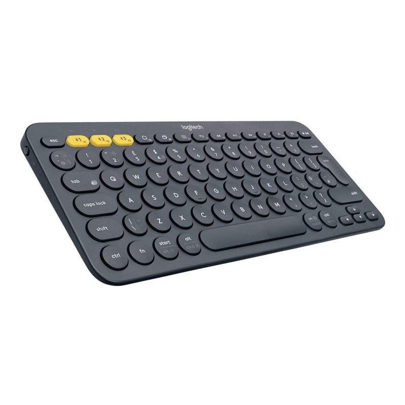 Logitech K380 Bluetooth Wireless Multi - Device Black Keyboard with Up to 3 Devices Connectivity and 2 Year Battery Life - SWIFT PERIPHERALS920-007596