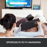 LOGITECH K400 PLUS WIRELESS TOUCH KEYBOARD - SWIFT PERIPHERALS101008