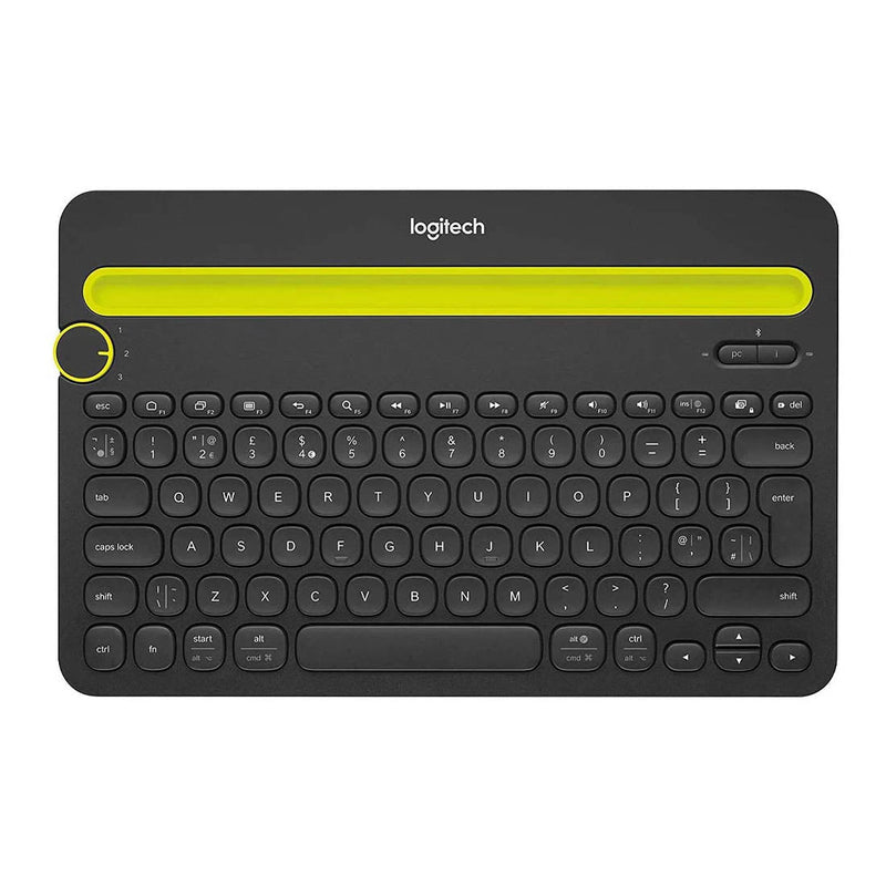 Logitech K480 Wireless Multi - Device Keyboard Black with Bluetooth Connectivity Up to 10m Range - SWIFT PERIPHERALSK480