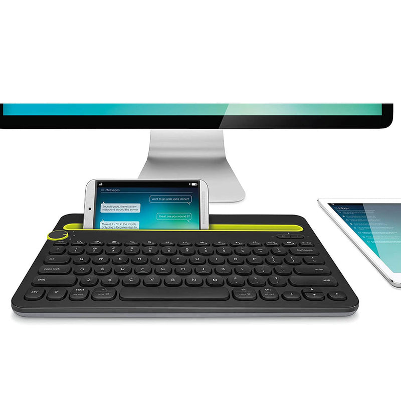 Logitech K480 Wireless Multi - Device Keyboard Black with Bluetooth Connectivity Up to 10m Range - SWIFT PERIPHERALSK480
