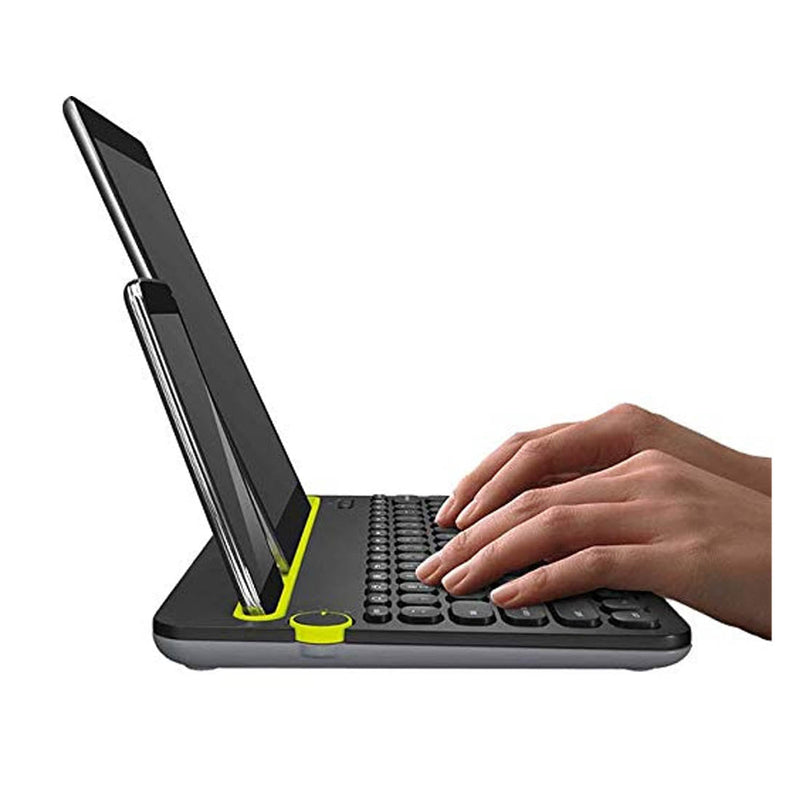 Logitech K480 Wireless Multi - Device Keyboard Black with Bluetooth Connectivity Up to 10m Range - SWIFT PERIPHERALSK480
