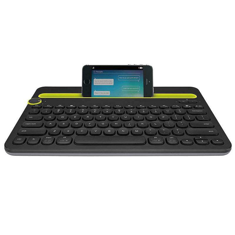 Logitech K480 Wireless Multi - Device Keyboard Black with Bluetooth Connectivity Up to 10m Range - SWIFT PERIPHERALSK480